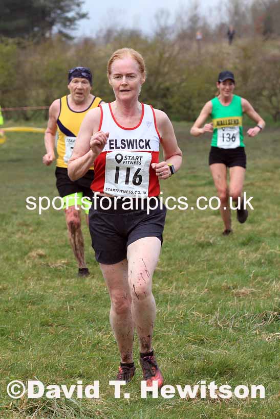 Womens and Mens 65+ in the 2023 BMAF Cross Country Champs., Wallsend. Photo: David T. Hewitson/Sports for All Pics